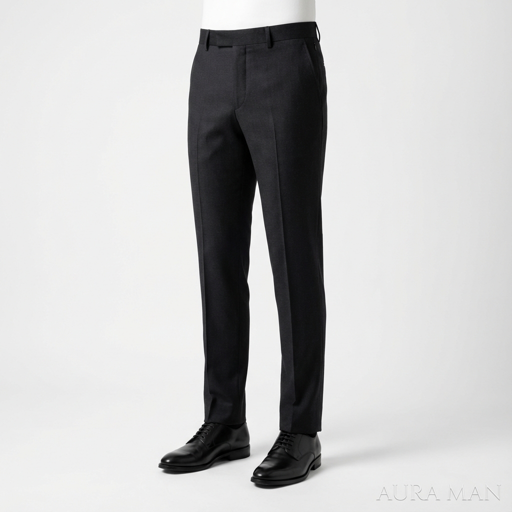 Siyah Slim Fit Kumaş Pantolon